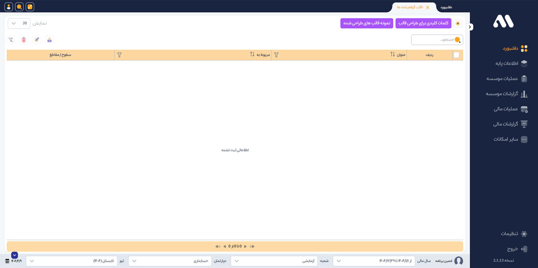 اطلاعات پایه